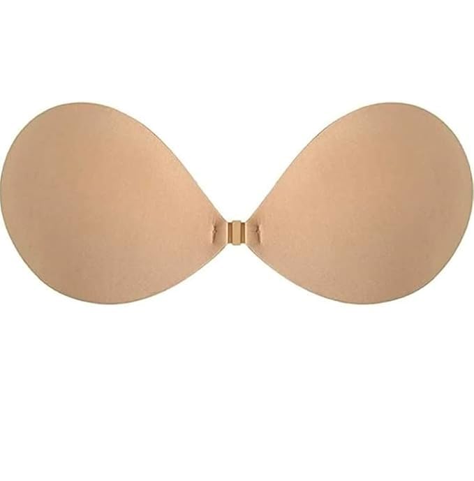 Sticky Bra Adhesive Push Up Invisible Strapless Bras for Women Reusable with Nipple Covers for Backless Dresses Multicolour