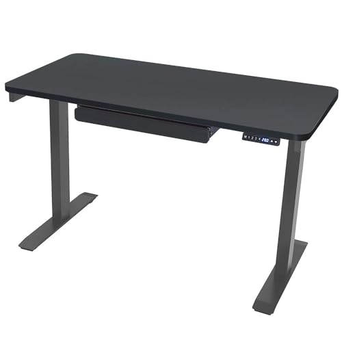 MotionWise M2 Series 48' x 24' Electric Height Adjustable Sit-Stand Desk for Home Office w/Dual...