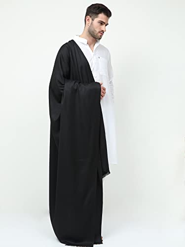 Arvore Bunkaar Plain Woollen Men's Dhariwal Indian Lohi/Shawl with Kullu Border3