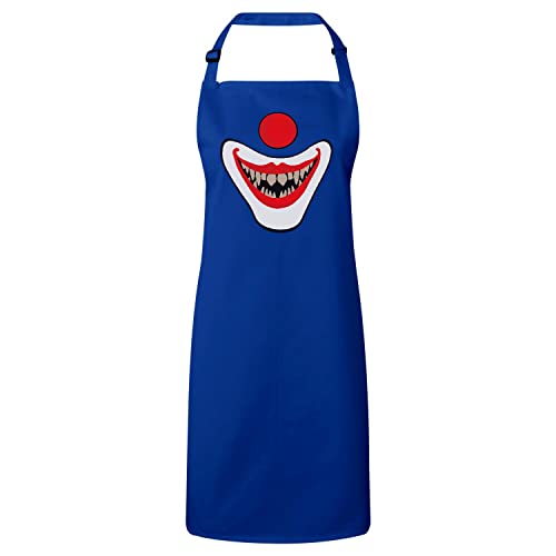 Tablier cuisine bleu monstre pour animer votre buffet d'Halloween