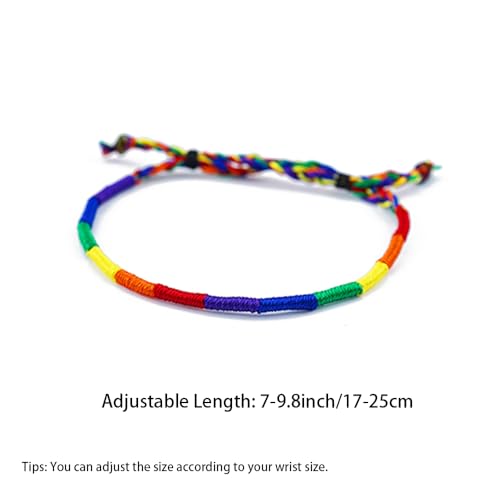 3PCS Pride Bracelets for lgbtq Women Men Rainbow Bracelets Wrist Wrap Lesbian Gay Bracelet Set Perfect Pride Jewelry Accessories Gifts3