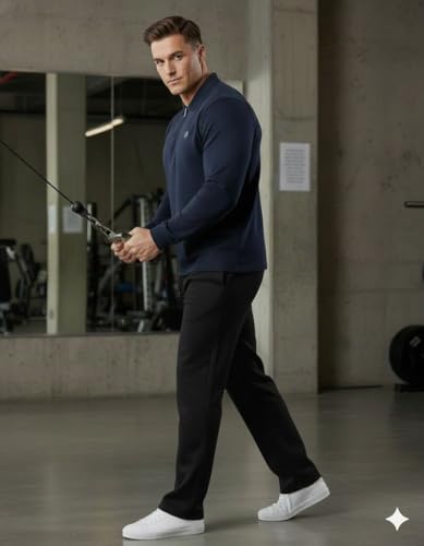 Image of Volex Men Full Sleeve T-Shirt and Jogger Set|Track Suit for Men | Sports Wear Gym Running Jogging Walking Workout Outfit | Full Sleeve T Shirt with Jogger Track Pant Lower