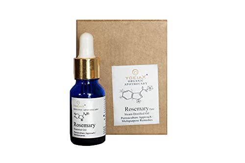 Rosemary Essential Oil Organic, Food Grade Rosemary Essential Oil, Edible Rosemary Essential Oil,15mL by Ygeiax