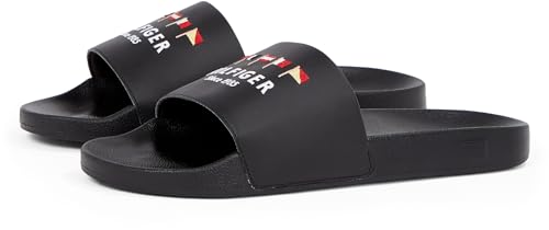 Tommy Hilfiger Claquettes Homme Flags avec Logo - vue 3