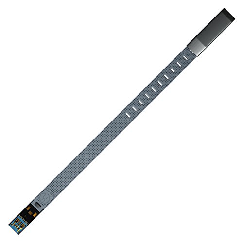 Bracelet USB Keepo gris ardoise pour emporter vos cours partout