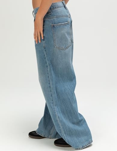 Rsq Womens Low Rise Ultra Baggy Jeans2