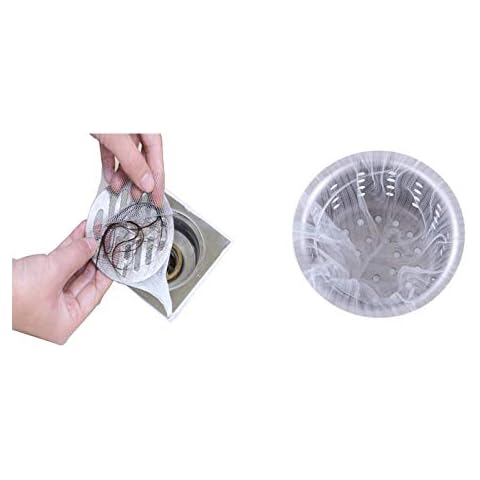 Sink Strainer, Kitchen Bathroom Sink Strainer, Mesh Sink Drain Filter, Prevent Blockage for Kitchen Bathroom Shower, Waste Collector. 100 each Cover