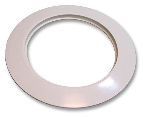 (Mk) White Ceiling Rose Halo(Dama. Ceil), Colour Ceiling Roses, Lampholders Electrical - 1163 Whi