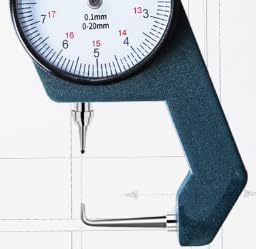 Calibrador de espesores digital PointerType 0-20mm (apto para materiales de tubería)