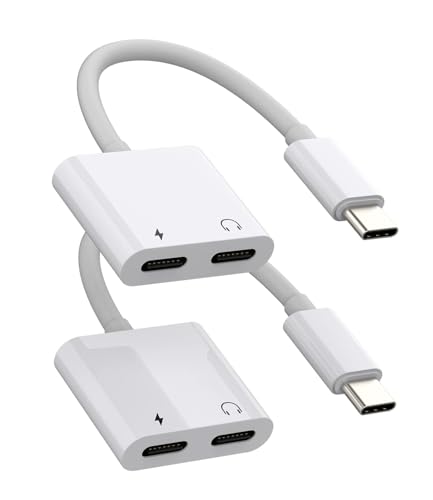 �^�C�vc �C���z���ϊ� �A�_�v�^�i2�p�b�N�j2in1����DAC USB C���㑱�����Ղ�Apple IPhone15 Pro Max Plus ipad Pro Air Type-c AUX �w�b�h�t�H�� �A�_�v�^�[ �P�[�u�����܂� �����ς��� ��������A