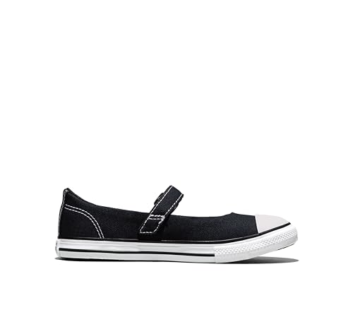 Converse Boys Kids Chuck Taylor® All Star® Dainty Mary Jane (Little Kid) Black/White/Black 13 Little Kid Medium