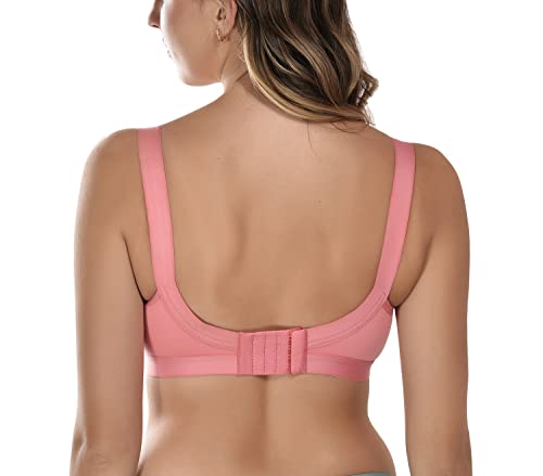 Image of Viral Girl Women's Wire-Free Cotton Hosiery Bra | Non-Padded, Full Coverage, Adjustable Straps | Soft Comfortable Innerwear with Hook & Eye Closure for Everyday Use