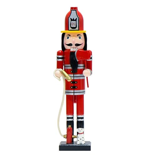 YUELER Elegantes figuras de Navidad de madera resistente para festivales, cascanueces, soldados, para decoración de interiores, accesorio para el hogar