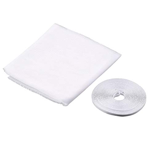 WHAEOSKH Anti Mosquito Window White Door Fly Block InsectBug Net Curtain Fly Screen