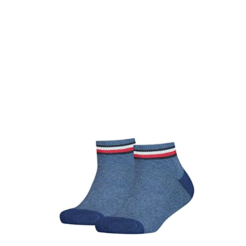 Tommy Hilfiger Iconic Kids' Sports Quarter (2 pack) Socks, jeans, 35/38 (2er Pack)
