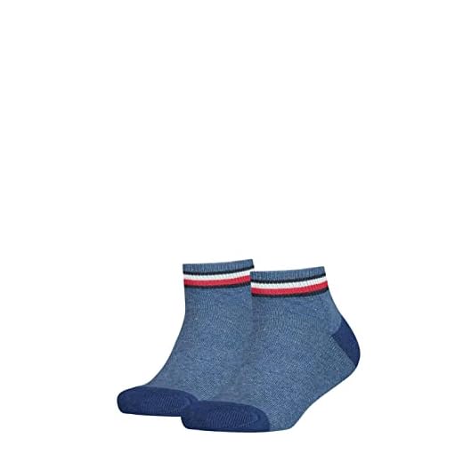 Tommy Hilfiger Iconic Kids' Sports Quarter (2 pack) Socks, jeans, 35/38 (2er Pack)