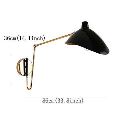 Lampe de chevet orientable avec support mural pliant AMUCK - 2