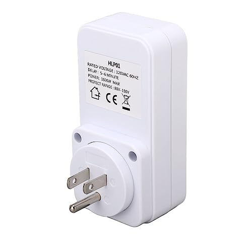 Diydeg DIYDEGXRZVDFUE2S Voltage Protector, Single Outlet Ac120V Plug In Refrigerator Voltage Protector With 5 Tto 6 Minutes Time Delay, Voltage Regulator For 80V To 150V Refrigerators And Washing Machine thumb #8