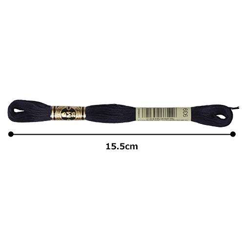 Image of DMC 6-Strand Embroidery Cotton Floss, Very Dark Navy Blue