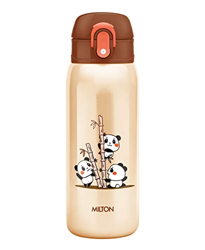 Milton Jolly 475 Thermosteel Sipper Water Bottle for Kids, 390 ml, Ivory