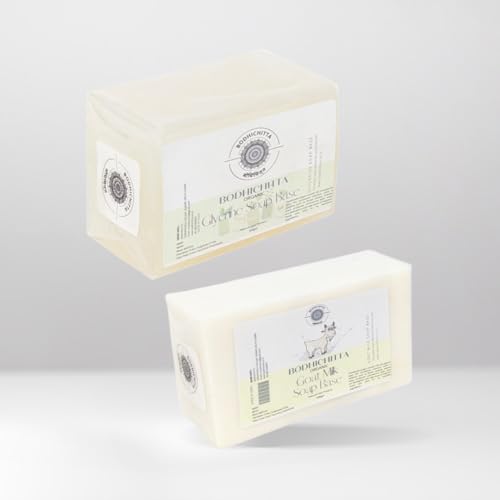 Image of Ultra Clear Transparent Glycerin Soap Base & Goat Milk Soap Base For Skin whitening & Nourishing Smooth Glowing Skin Soap Base Combo for DIY Soap Making