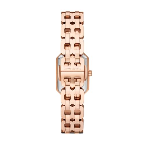 Image of Armani Exchange A|X Women's Two-Hand Rectangular Watch, Stainless Steel Watches for Women