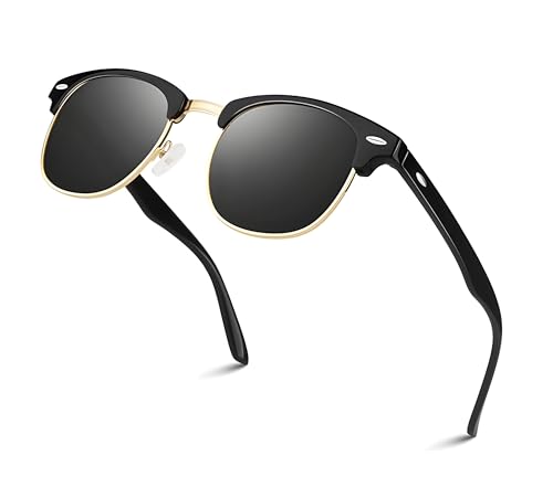 Image of Desire Semi Rimless Sunglasses Half Frame Sun Glasses Club master Shades for Women Men UV400 Protection