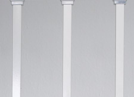 Deckorators 26 Square Estate Balusters 50 pack - Matte White- (Deckorators 184318)