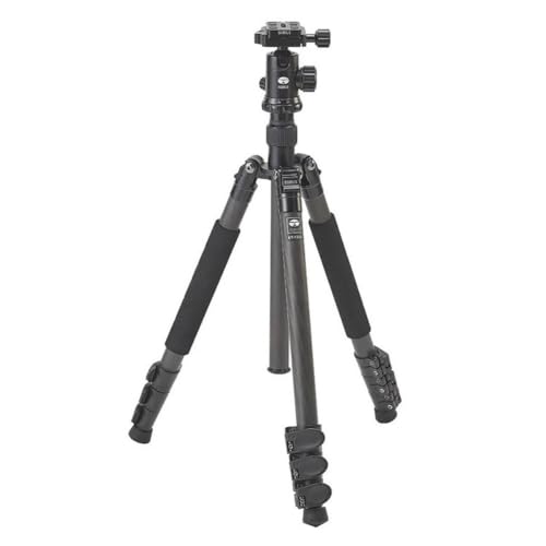 SIRUI Carbon Fiber, Includes a E-10 Ball Head, Reversible Center Column, Max Height 55.1 inches, Max Load 17.6 LBS by Sirui - Used condition - US$133.63