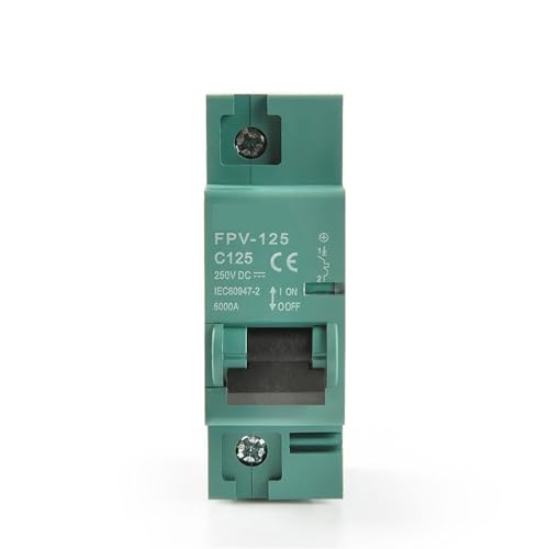 Disjoncteur DC 125A Rail Din pour protection de panneau solaire photovoltaïque