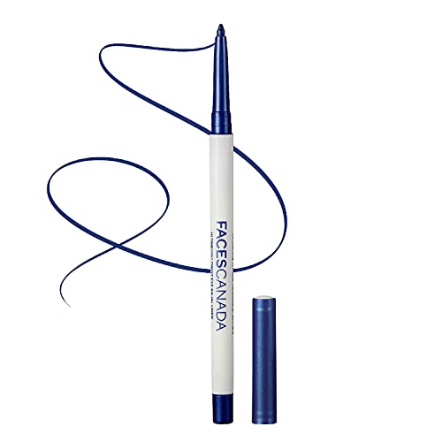 Image of FACESCANADA Ultime Pro Twist Metallic Eye Kajal Liner stick - Azure,0.35G|High Impact Intense Color In 1 Stroke|24Hr Long Stay|Matte Finish|Soft Texture|Waterproof&Smudgeproof|Made With Carnauba Wax
