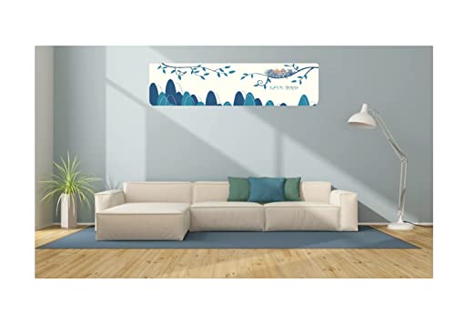Image of DARSHANAM WORLD Beatiful Designer Ac Cover / / Cutest Printed Air Conditioning Dust Cover For Indoor & All Type AC Split Covers / / Colorfull Folding Designer Ac Cover (Save Bird 1.5 Ton)