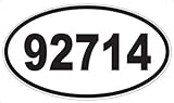 US Decal, Inc. Number 92714 Oval Sticker