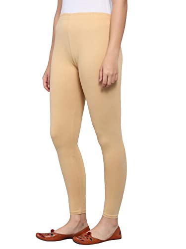 Image of NGT Super Cotton (Pack of 3) Ankle Length Leggings for Women and Girls.