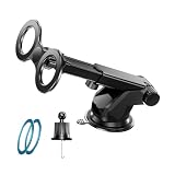 Vmohuyktx Double Purpose Car Phone Holder Mount for Dashboard and Vent Installation Double Device 360 Rotatable Function Two Phone Car Mount