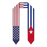 Photo Gallery fagiuchi cuba & usa bandiera degli stati uniti scialli laurea sash stole internazionale studi fan national pride cheers, nero , taglia unica Photo Gallery fagiuchi cuba & usa bandiera degli stati uniti scialli laurea sash stole internazionale studi fan national pride cheers, nero , taglia unica