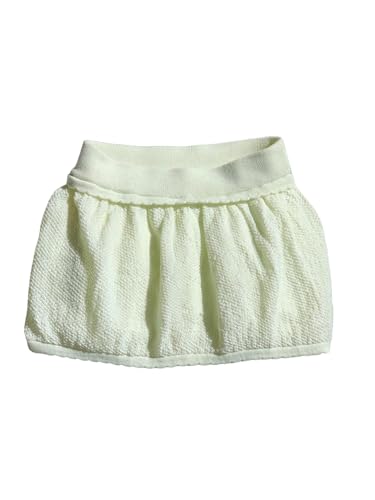 MakeMeChic Women's Knit Ruffle Mini Skirt Textured Going Out Sweater Short Skirts