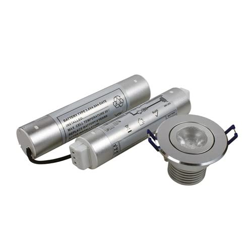 CED 3W 240V Luce di Emergenza Montaggio Ad Alta Potenza LED Downlighter Non mantenuto 3AV Nicad DLLED3NM