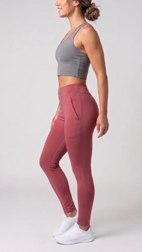 Image of Mehrang Stretchable Yoga Pants for Women & Gym Pants for Women Workout with Mesh Insert & Side Pockets
