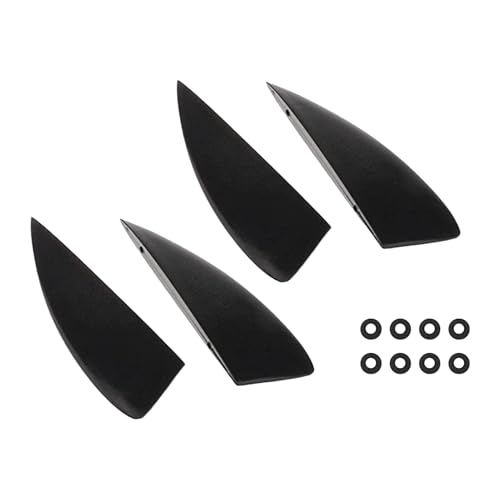 Ailerons de Surf - 4 Pièces Ailerons Fly Kite pour Planche de Surf et Kitesurf - Set de 4 Pièces Léger Amovible pour Surf, Natation et Sports Nautiques