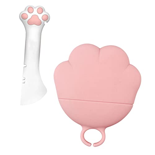 BESPORTBLE 1set Pet Food Can Opener and Spoon Multi-Functional Sealing Lid for Pet Food Easy to and Use Keeps Fresh for Cats and Dogs