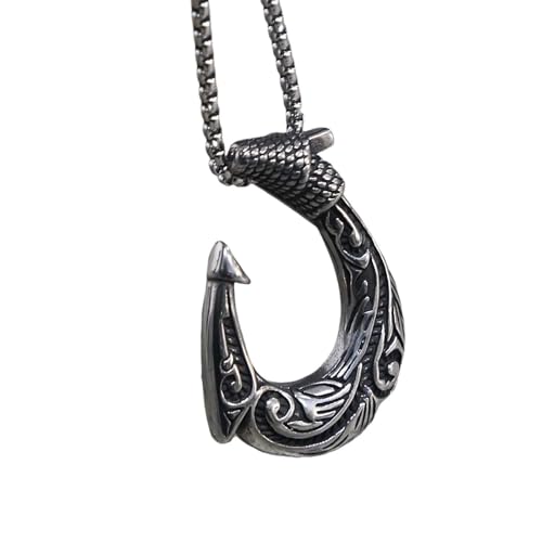 Collier viking homme avec sa chaîne pendentif ancre, le cadeau idéal