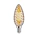Produktbild Paulmann 28709 LED Lampe Filament Kerze 4,7W Leuchtmittel dimmbar Gold 2500K Goldlicht E14