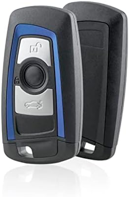 Blue Replacement Remote Key Shell Case FOB For BMW 1 3 5 Series F10 F20 F30 F40