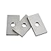 M6 Square Nuts 304 Stainless Steel Rectangular Nuts Thread Fasteners for Machinery Furniture Connector 20x15x5mm (10 Pack)