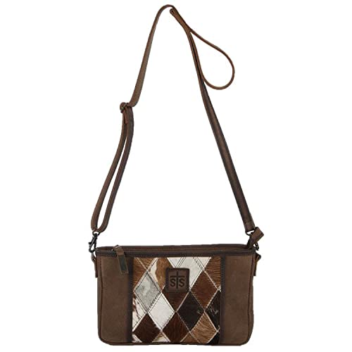 STS Ranchwear Diamond Simple Crossbody Ladies Leather Bag Cowhide