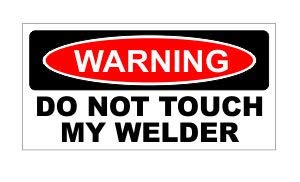 3pcs Warning Genius At Work Funny Hard Hat/Helmet Vinyl Decal Sticker