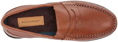 Rockport Men's Preston Penny Loafer, Tan Tumbled, 12 | Image 4