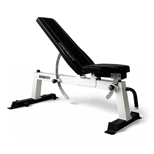 CAP Barbell Deluxe Utility Weight Bench White (FM-CS804DX-WH)