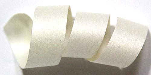 100% Biodegradable Natural Ribbon | 33 Solid Colors | Ribbon for Crafts | Cotton Curling Ribbon | Holiday Ribbon | Wrapping Ribbon | Eco-Friendly Ribbon (Cream, 1/2" x 250 Yards)